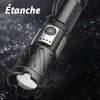 2 dans 1 lampe de poche avec banque de puissance : Il recharger votre téléphone et aidera vous dans l'obscurité
