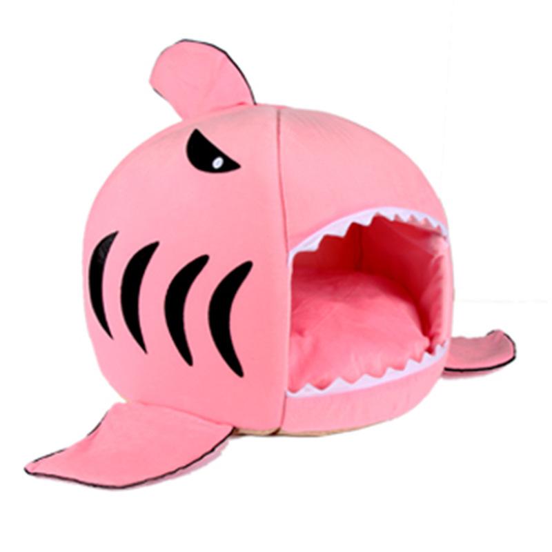 Niche Douillette Requin Pour Animal de Compagnie