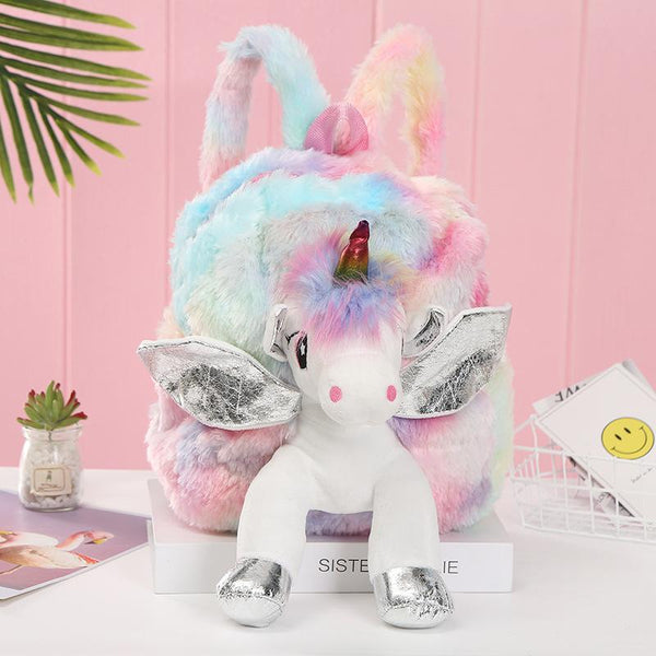 Sac A Dos Fourrure Fille Licorne