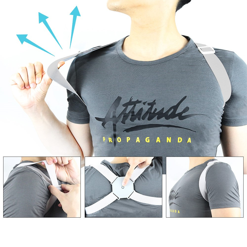 Correcteur de posture rappel automatiquement : Réduis les douleurs de dos et de la nuque