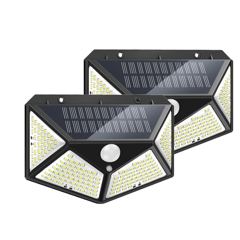 Applique solaire étanche avec 180 LED et 3 modes : Illuminez votre jardin et votre maison