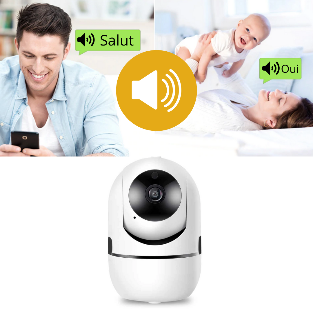Caméra de sécurité domestique sans fil HD