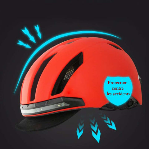 Casque de vélo : C'est un équipement de sécurité étanche et antichoc