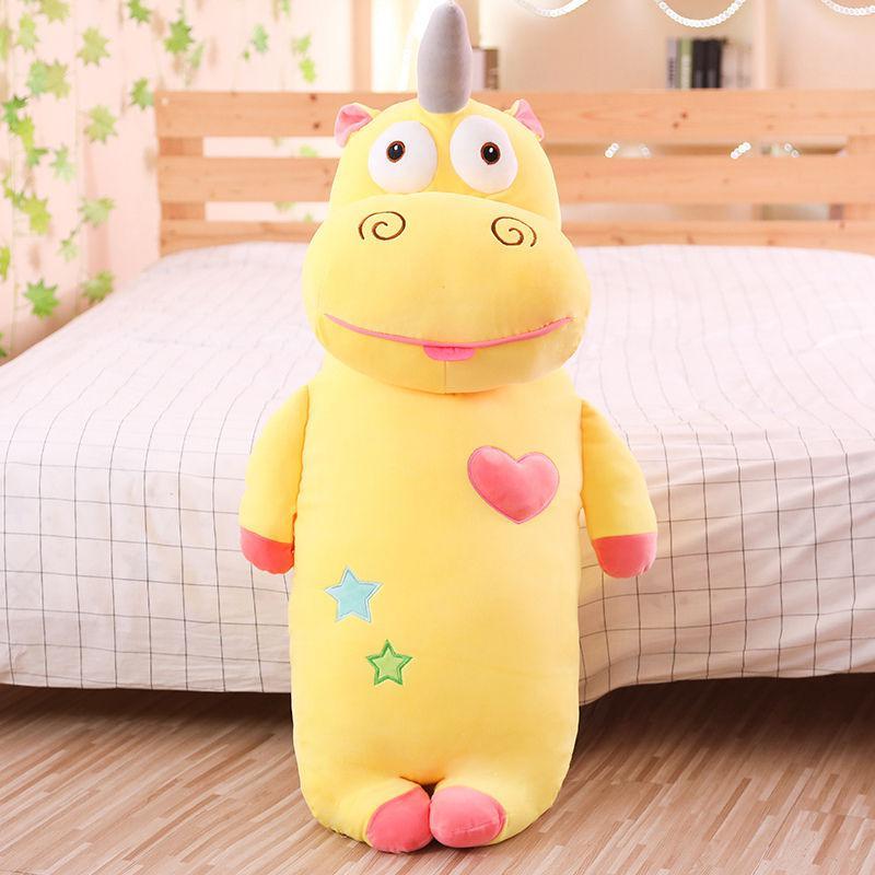 Coussin Licorne Étoilé Jaune
