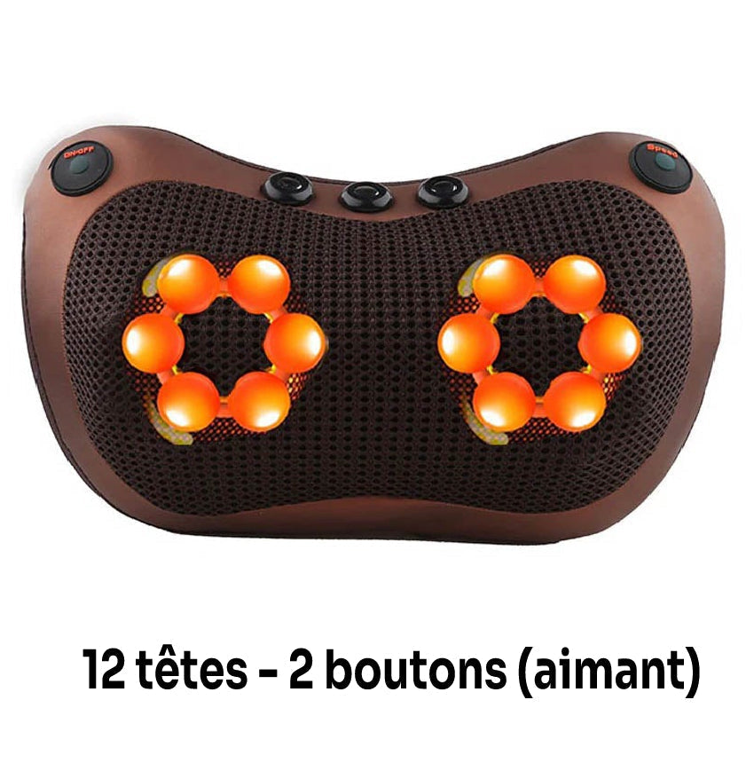 Coussin de Massage Chauffant : Réduisez la tension et apaisez les muscles douloureux
