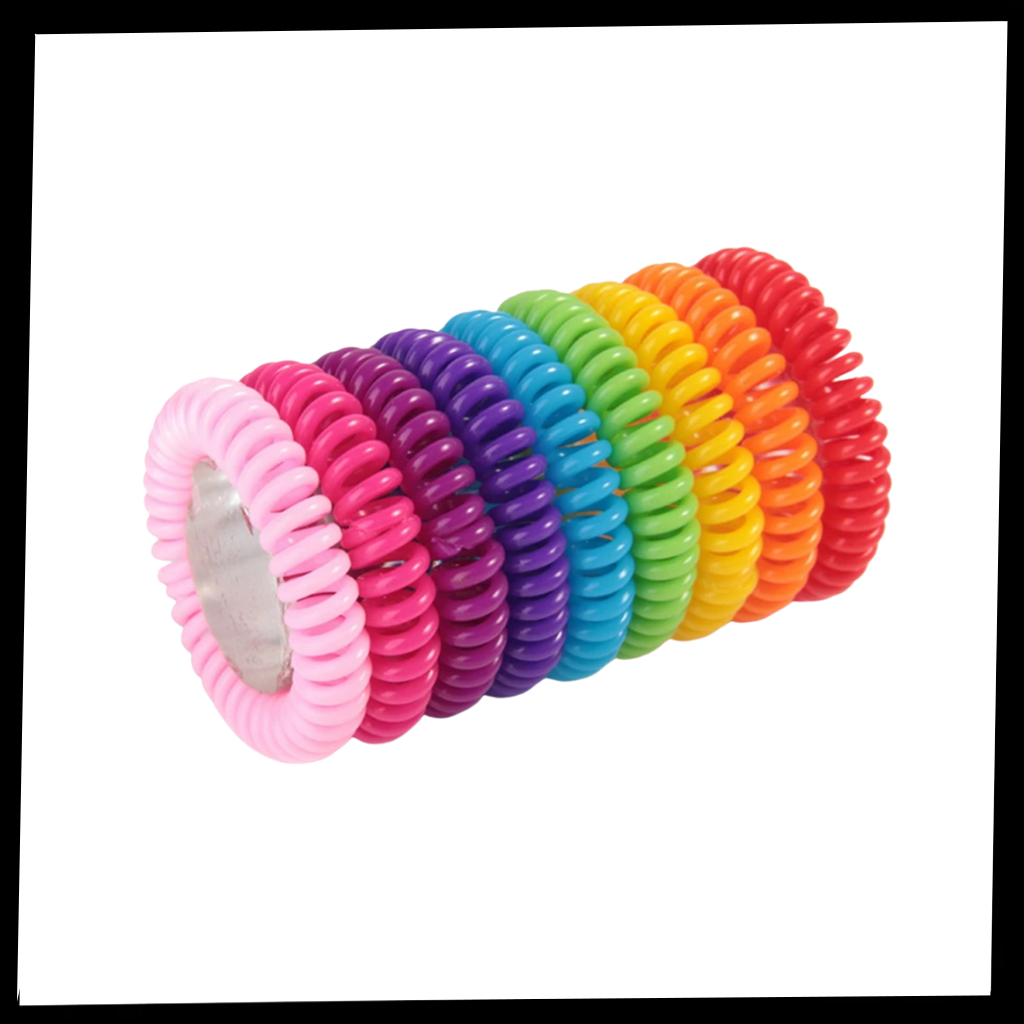 Bracelets anti-moustiques étanches (06pcs)