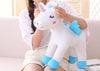 Peluche Licorne Printemps Blanc