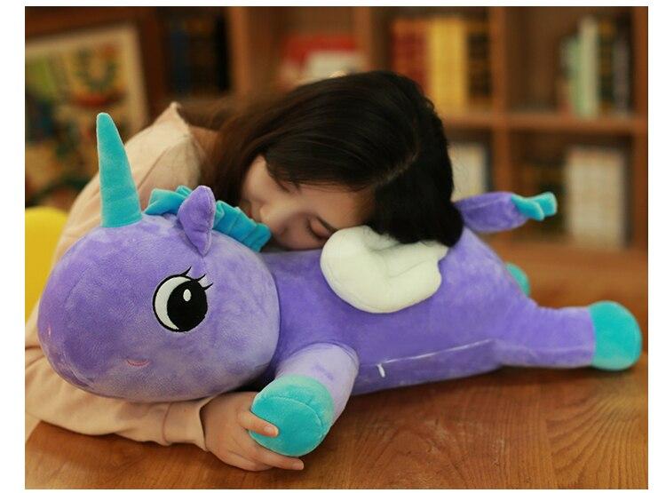 Peluche Licorne XXL Violette Passion