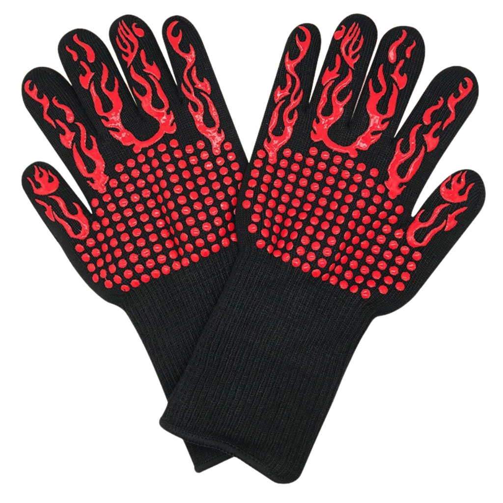 Gants pour barbecue résistant à la chaleur (1 paire) - Ozayti