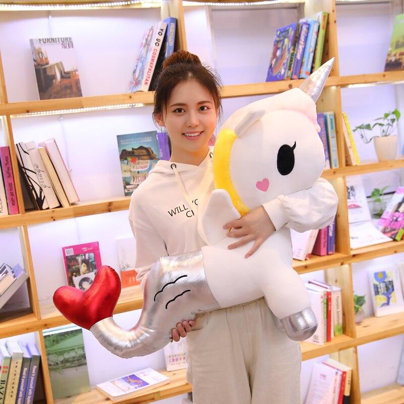 Peluche Licorne XXL Sirène Géante