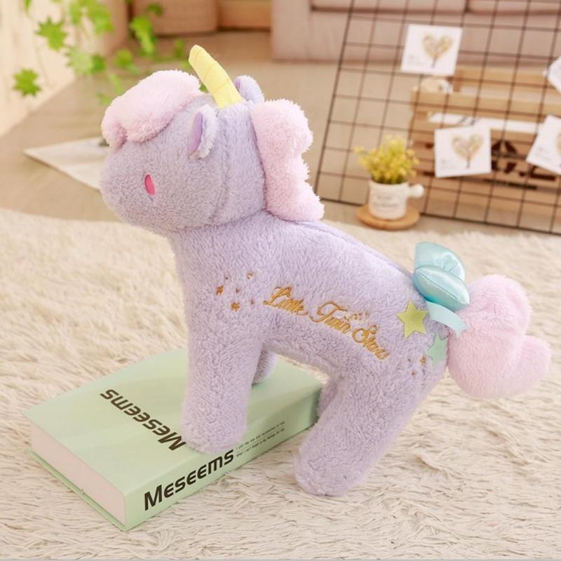 Peluche Licorne Nuit Violette