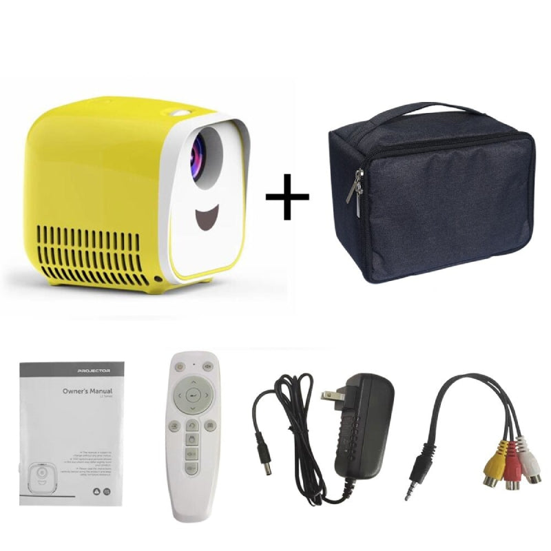 Mini projecteur sans fil de nouvelle génération : Adapté à la maison, à la fête, aux enfants et au bureau