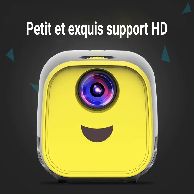 Mini projecteur sans fil de nouvelle génération : Adapté à la maison, à la fête, aux enfants et au bureau