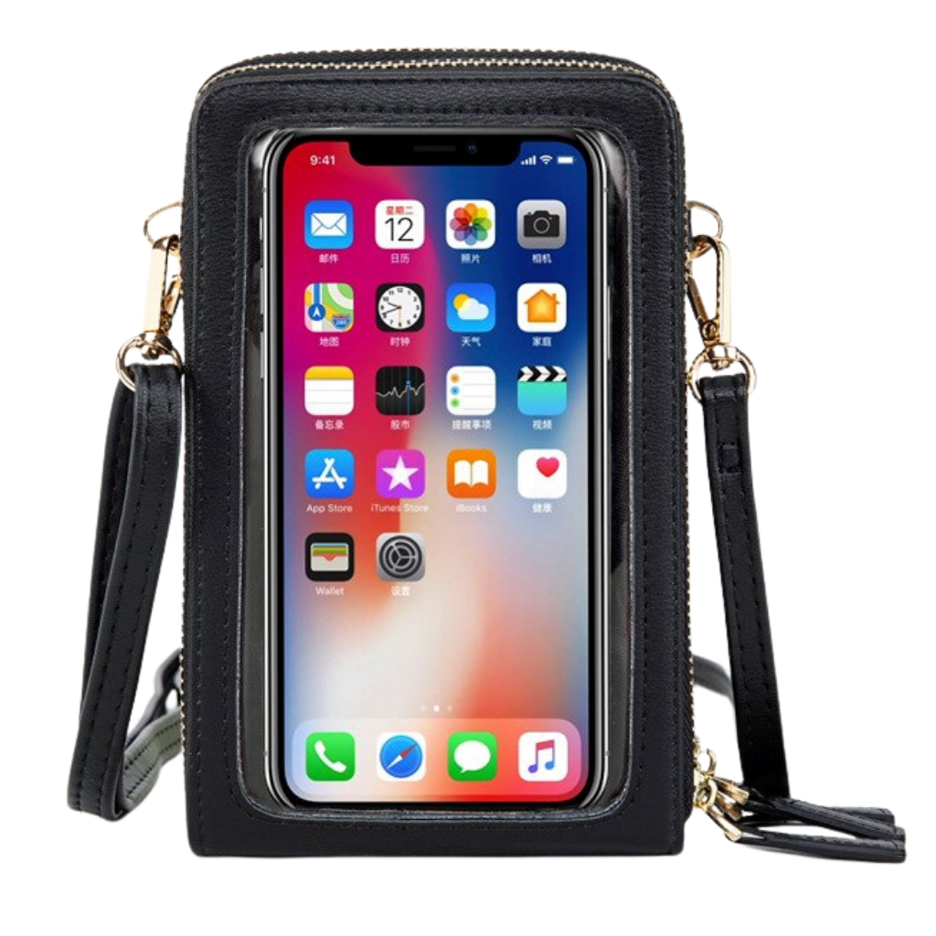 Sac transversal multi-poches à écran tactile