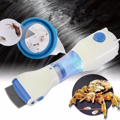 Peigne anti puces électrique : épilateur et peigne pour enfants et animaux domestiques.