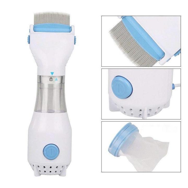 Peigne anti puces électrique : épilateur et peigne pour enfants et animaux domestiques.