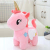 Peluche licorne <br> en rose et bleu - Licorne