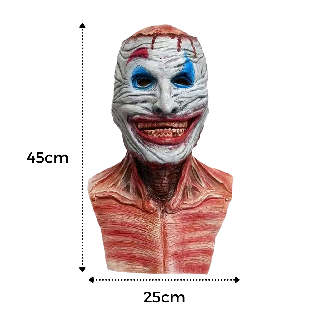 Double masque d'horreur réaliste d'Halloween