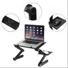 Support pour ordinateur portable : Ergonomique en aluminium (mouse pad inclus)