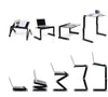Support pour ordinateur portable : Ergonomique en aluminium (mouse pad inclus)