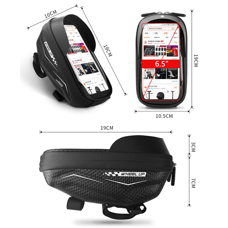 Sac de vélo étanche avec support de téléphone