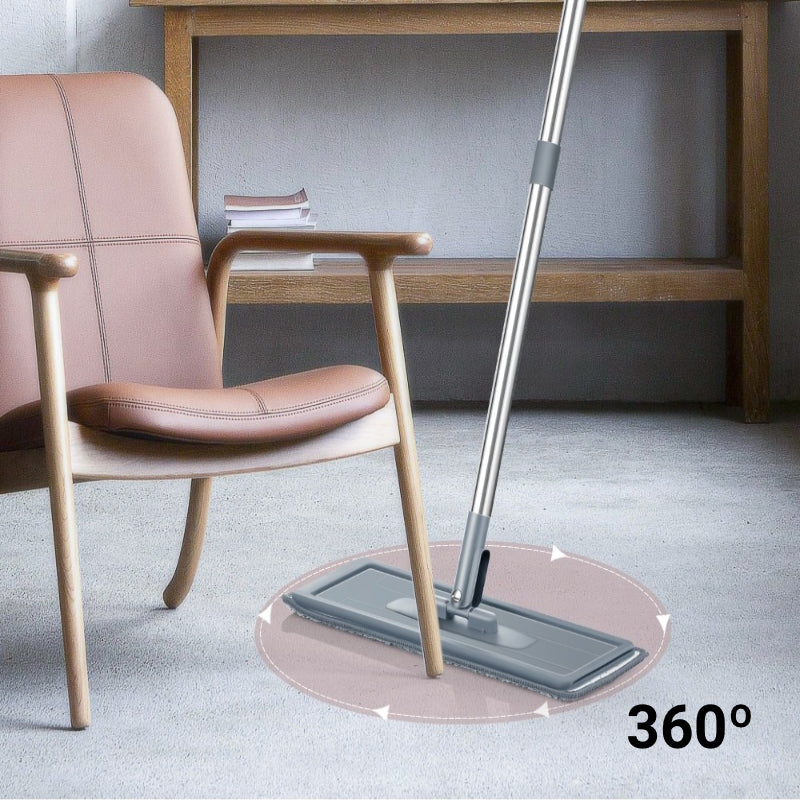 Vadrouille double face à séchage automatique : Aide à nettoyer toute surface facilement et rapidement