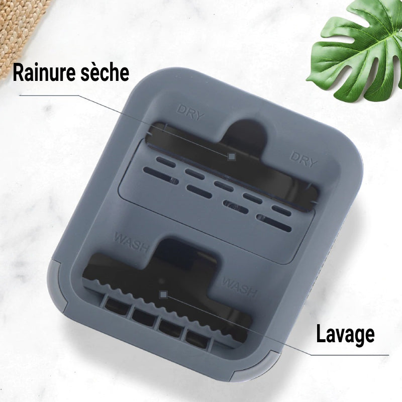 Vadrouille double face à séchage automatique : Aide à nettoyer toute surface facilement et rapidement