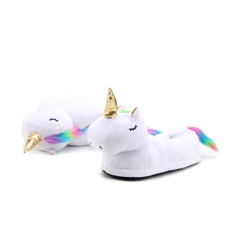 Chaussons Licorne Fourrés