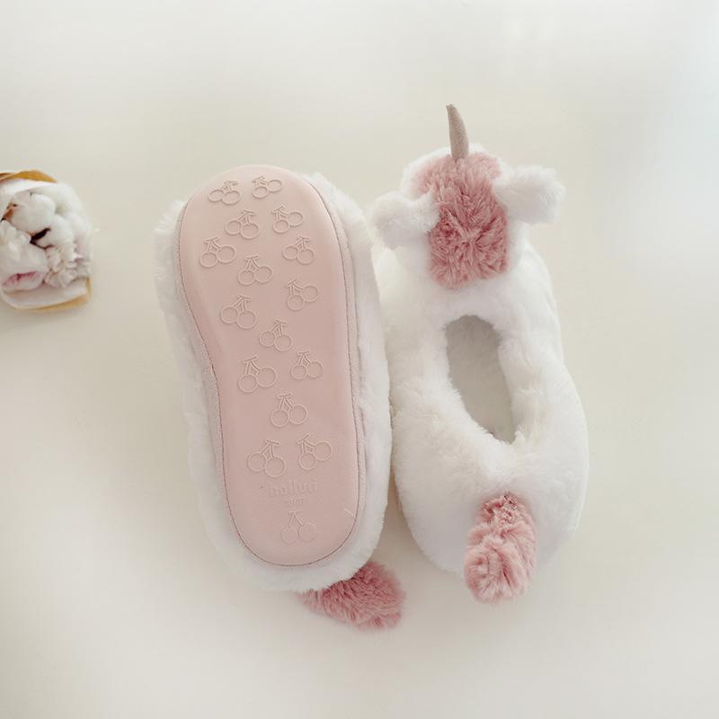 Chaussons Licorne Peluche