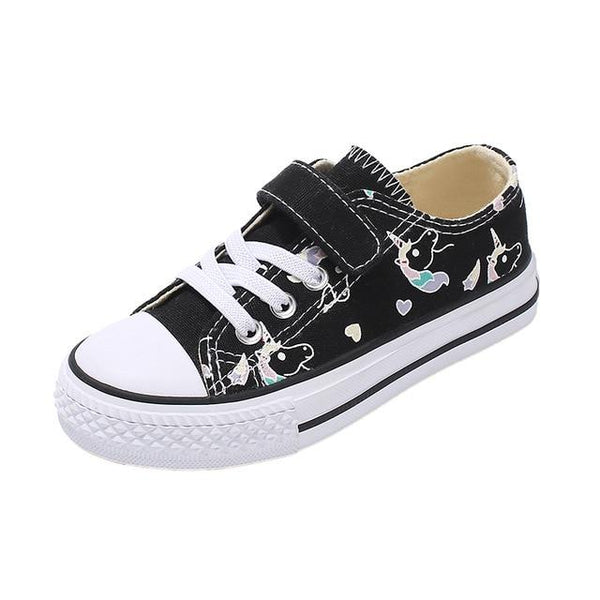 Chaussures Licorne Fille style Converse