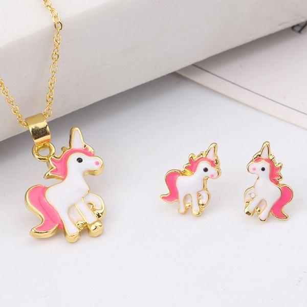 Collier Licorne Charmeur Doré