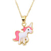 Collier Licorne Charmeur Doré