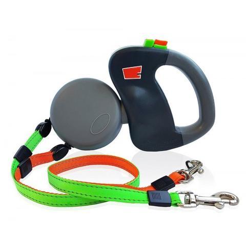 Double Laisse Rétractable Pour Chien