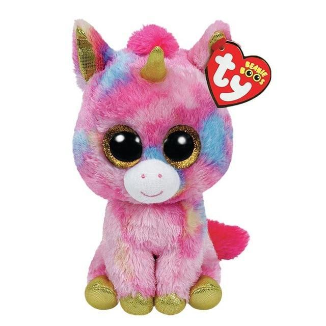 Doudou Licorne Gros Yeux 