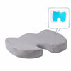 Coussin D’assise Orthopédiqu : Soulage les Maux de Dos et Améliore la Circulation - Gris