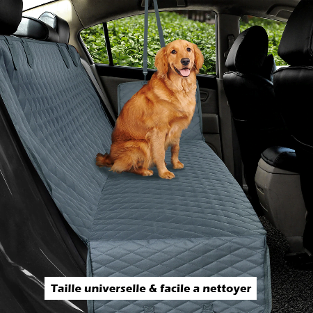 La housse de protection siège arrière de voiture pour chien