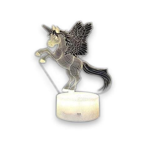 Lampe Licorne Hiver