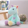 Peluche Licorne Doudou Bleu Ciel