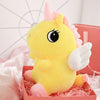 Peluche Licorne Jaune Gros Yeux