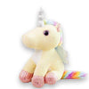 Peluche Licorne Balade Jaune