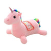 Peluche Licorne XXL Pouf Rose