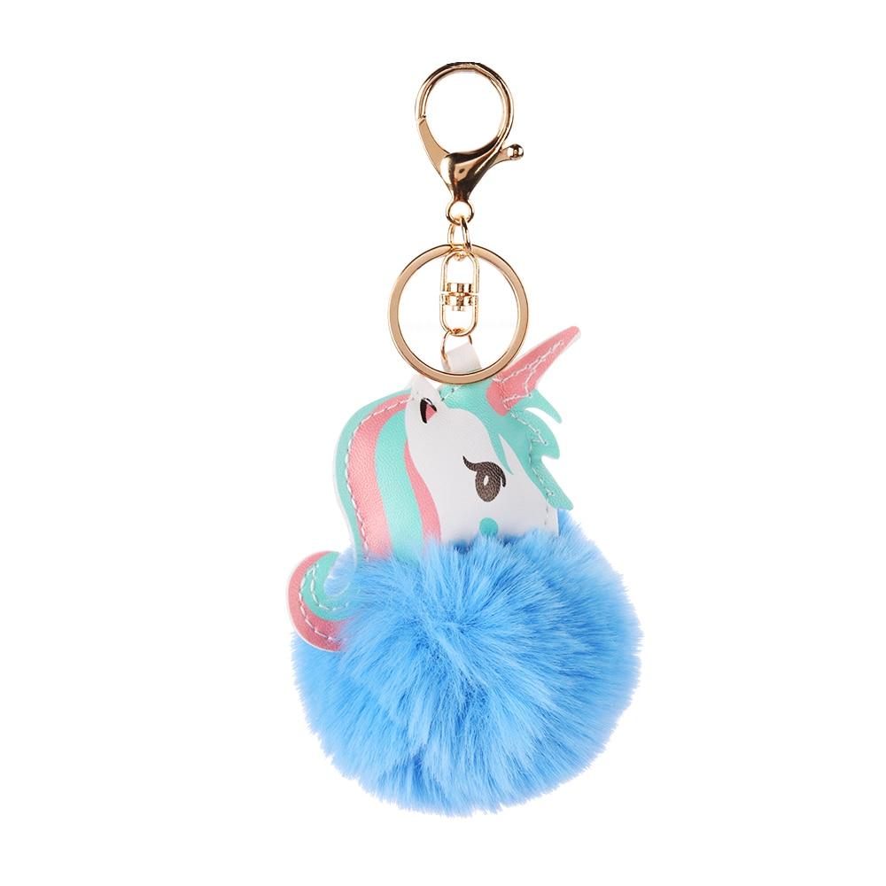 Porte-Clés Pompon Licorne 