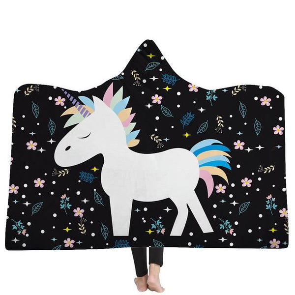 Poncho licorne foret