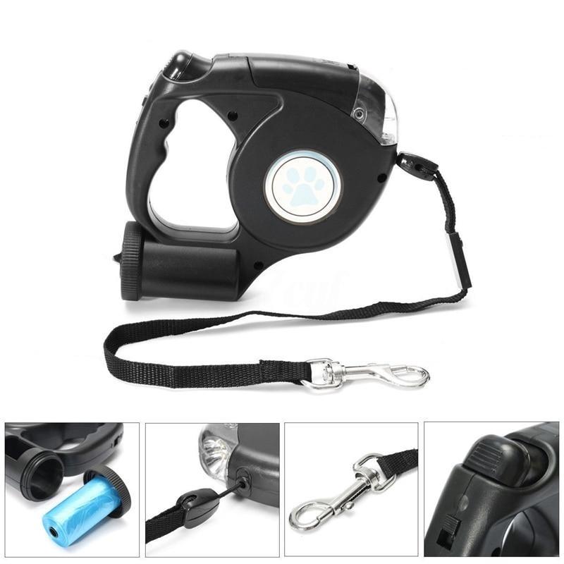 Laisse pour chien avec lumière