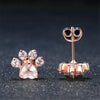 Boucles d'oreilles patte de chien