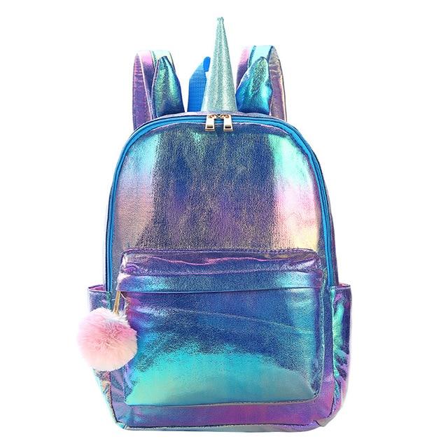 Cartable licorne Rose avec Cornes