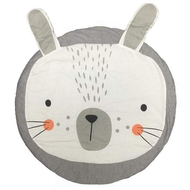 Tapis lapin chambre bébé
