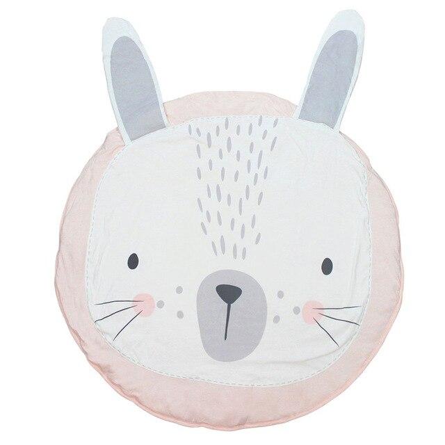 Tapis lapin chambre bébé