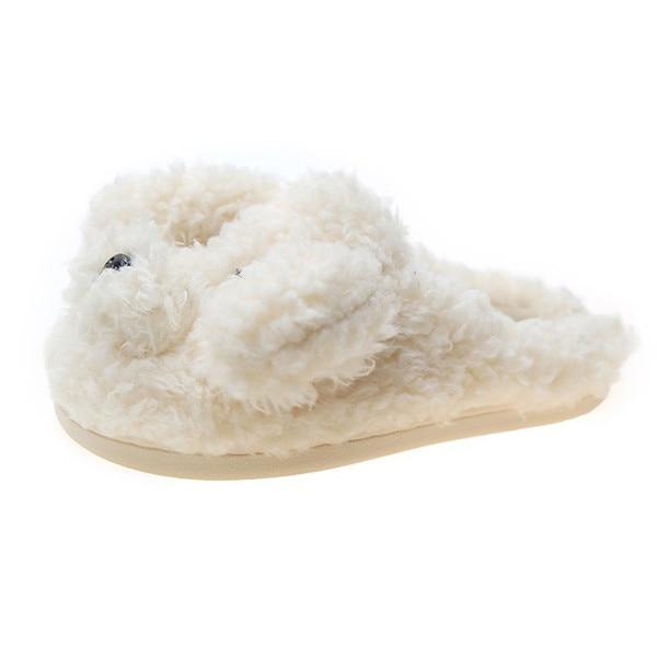 Chaussons tête de chien