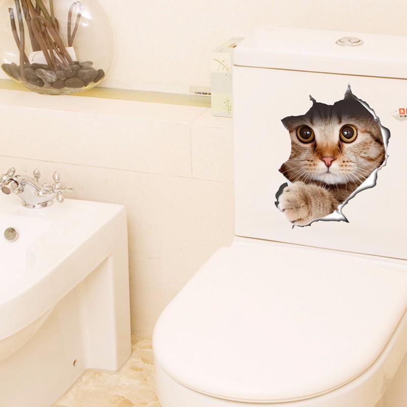 Stickers Chat Toilette